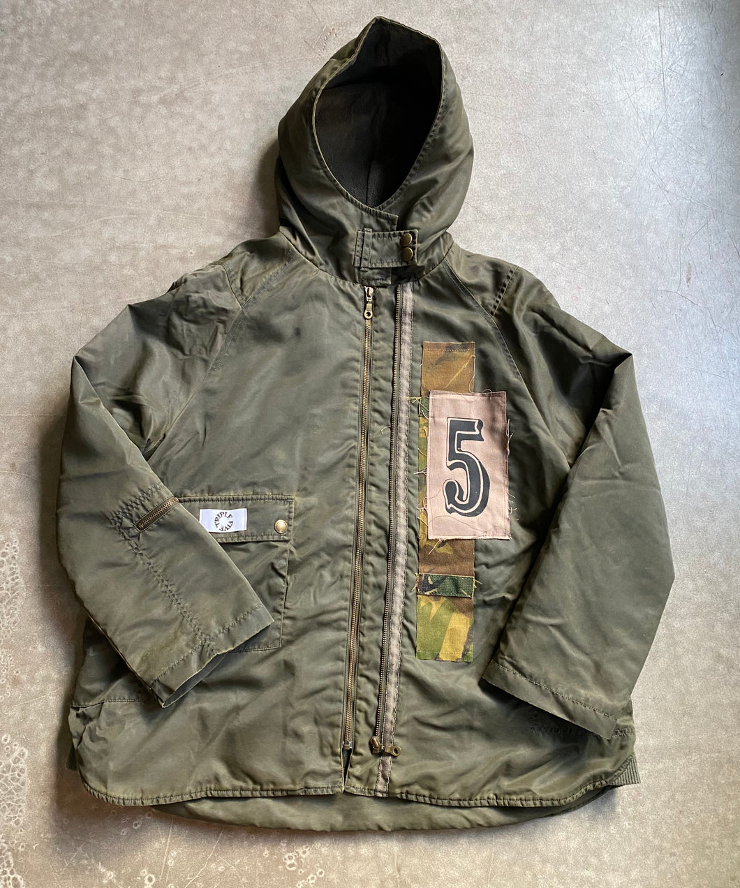 Military backpack jacket