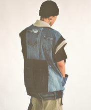 Load image into Gallery viewer, Multiple pocket denim vest
